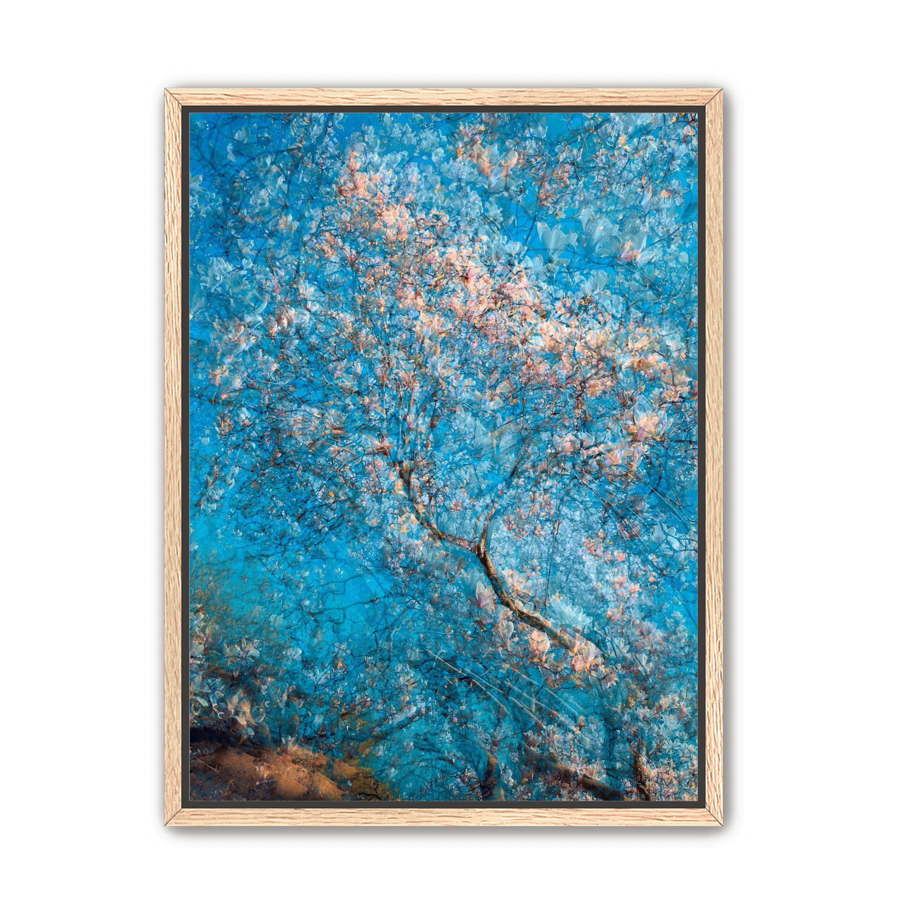Ethereal Blooms in Blue 
