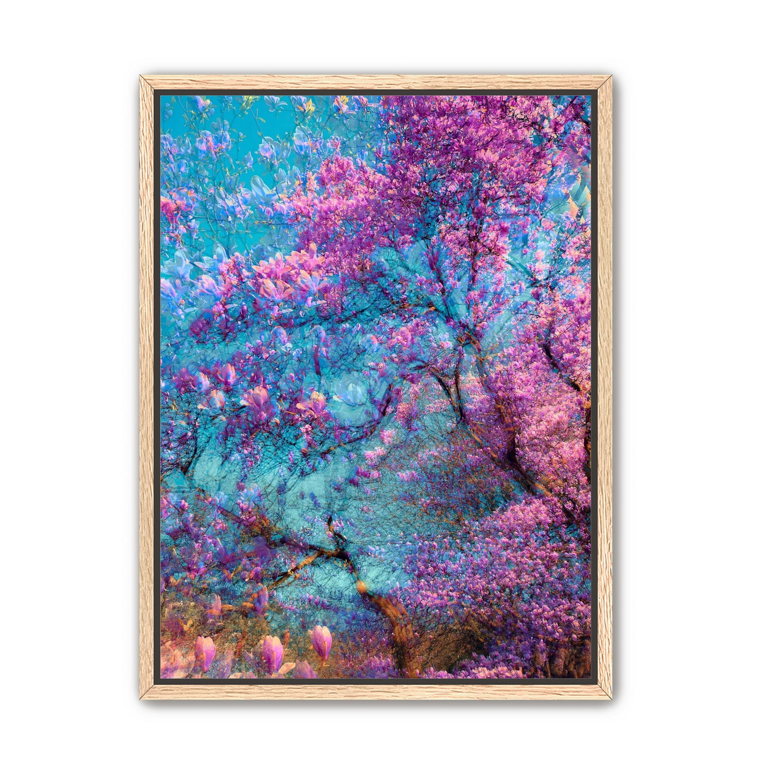 Ethereal Blooms in Blue 