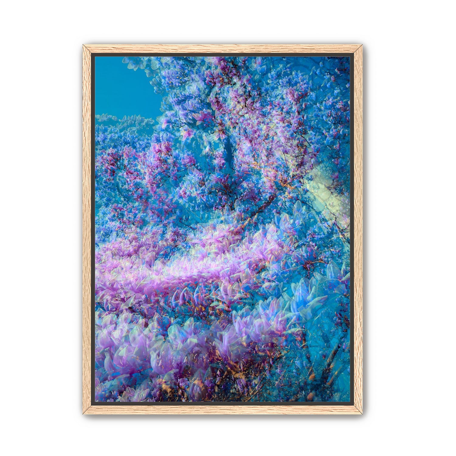 Ethereal Blooms in Blue 