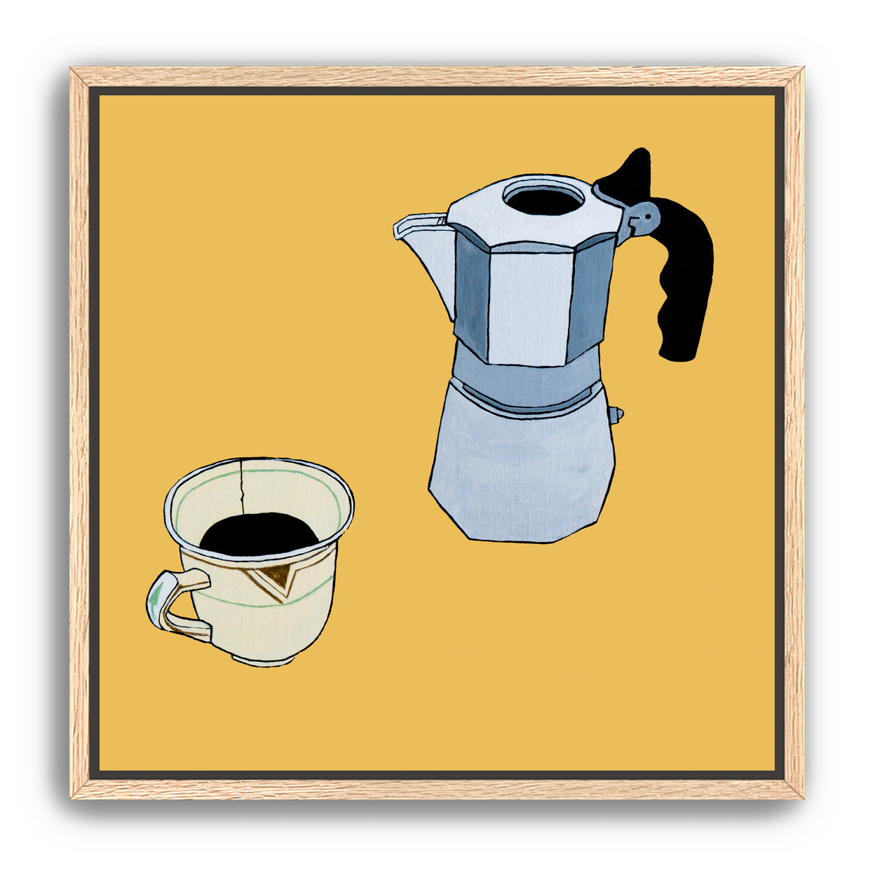 Morning coffee with Alfred Meakin