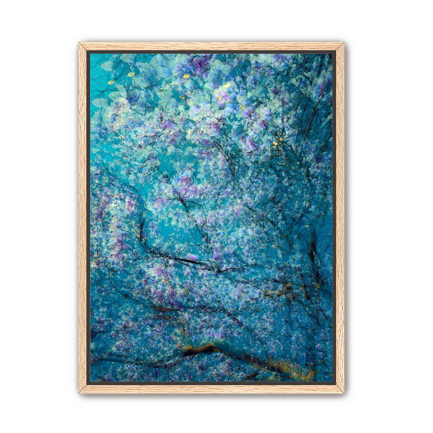 Ethereal Blooms in Blue 