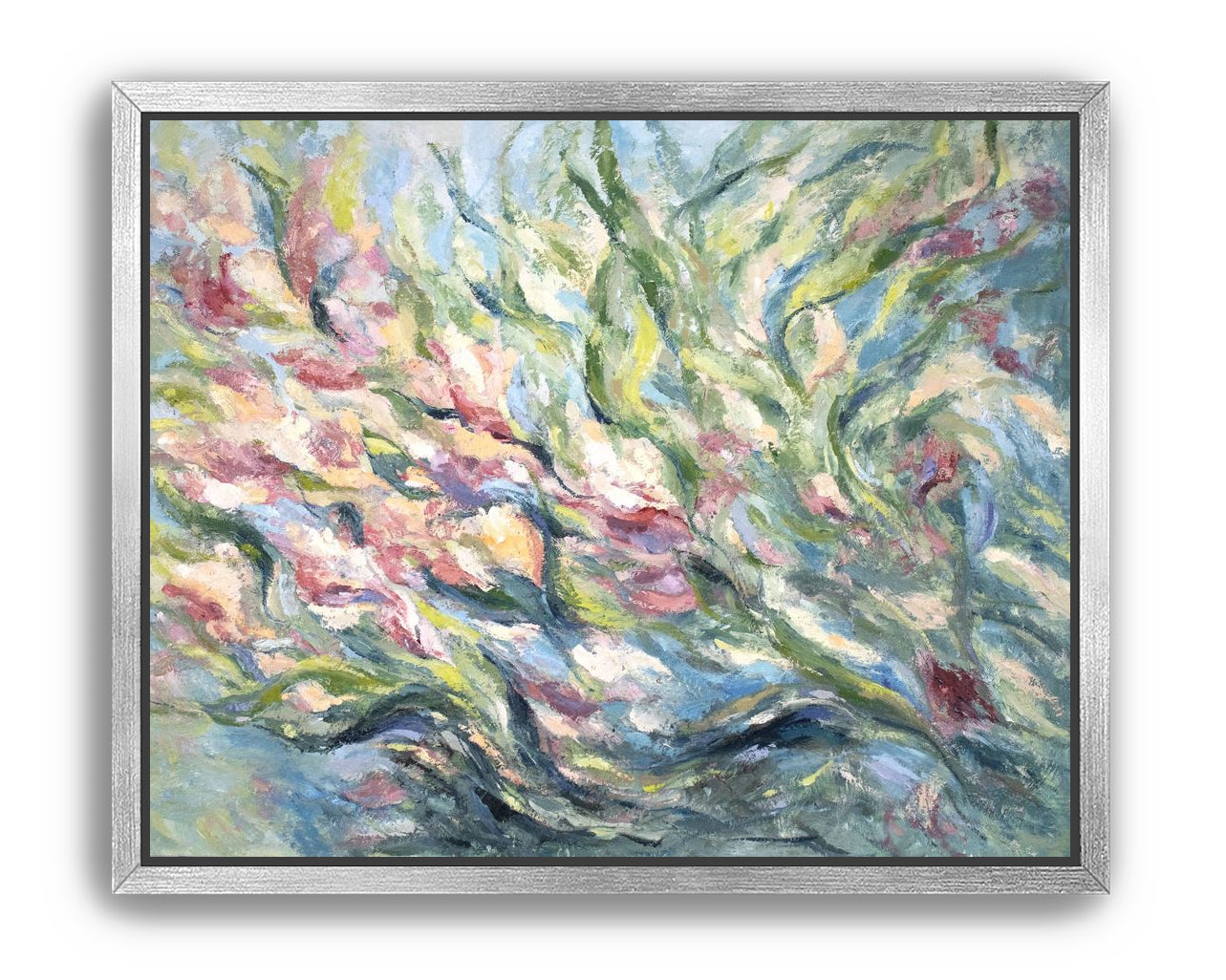 Vitality-Botanical Expressive Oil Painting