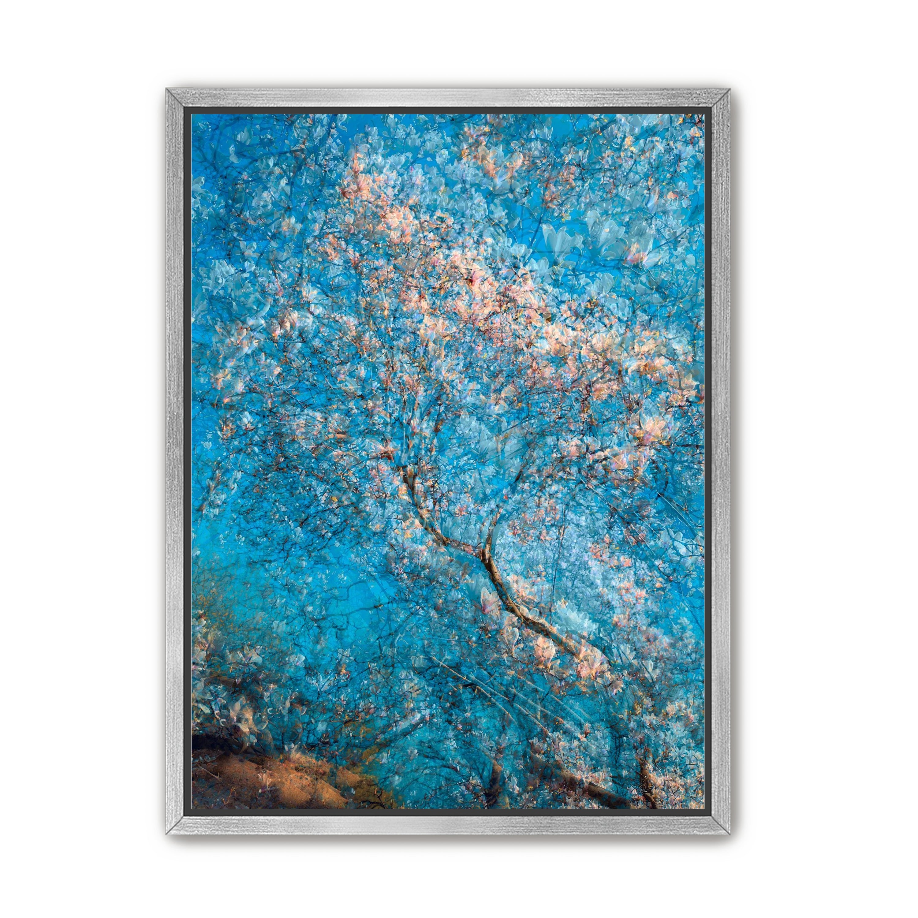 Ethereal Blooms in Blue 