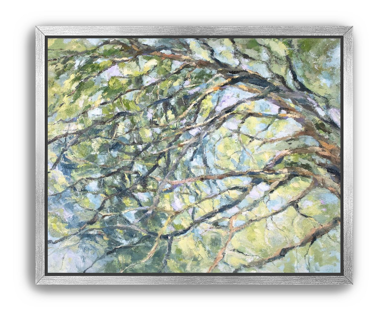 Light Within-Tree Canopy Landscape Oil Painting