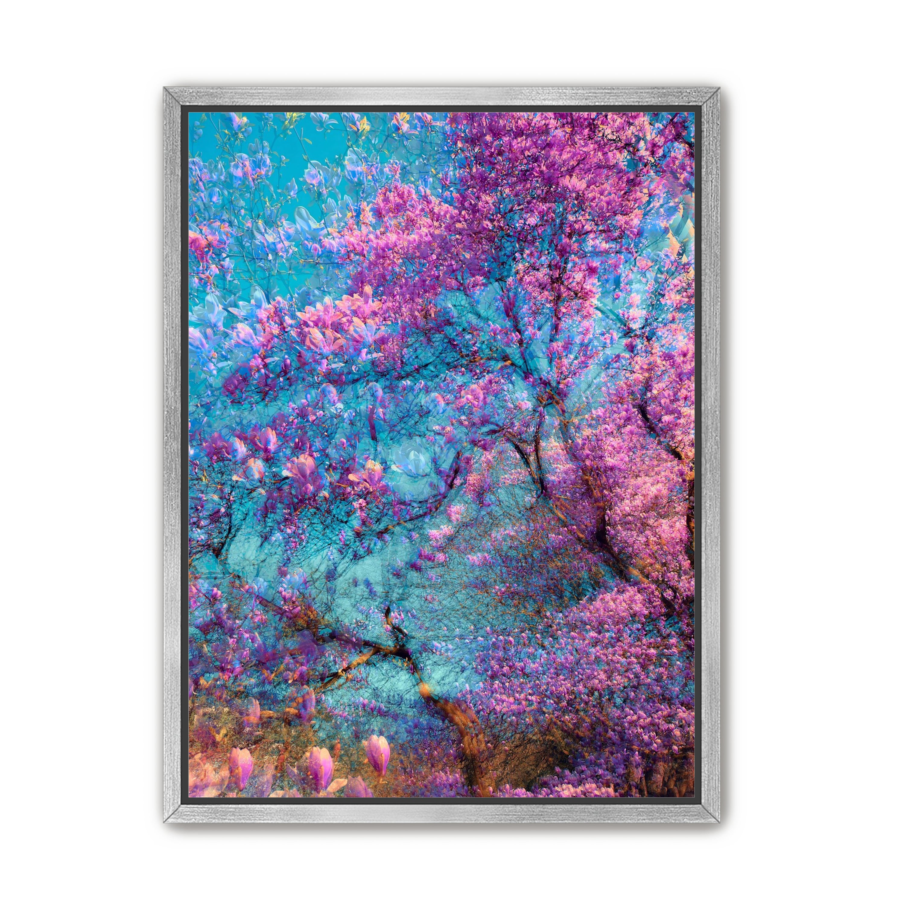Ethereal Blooms in Blue 