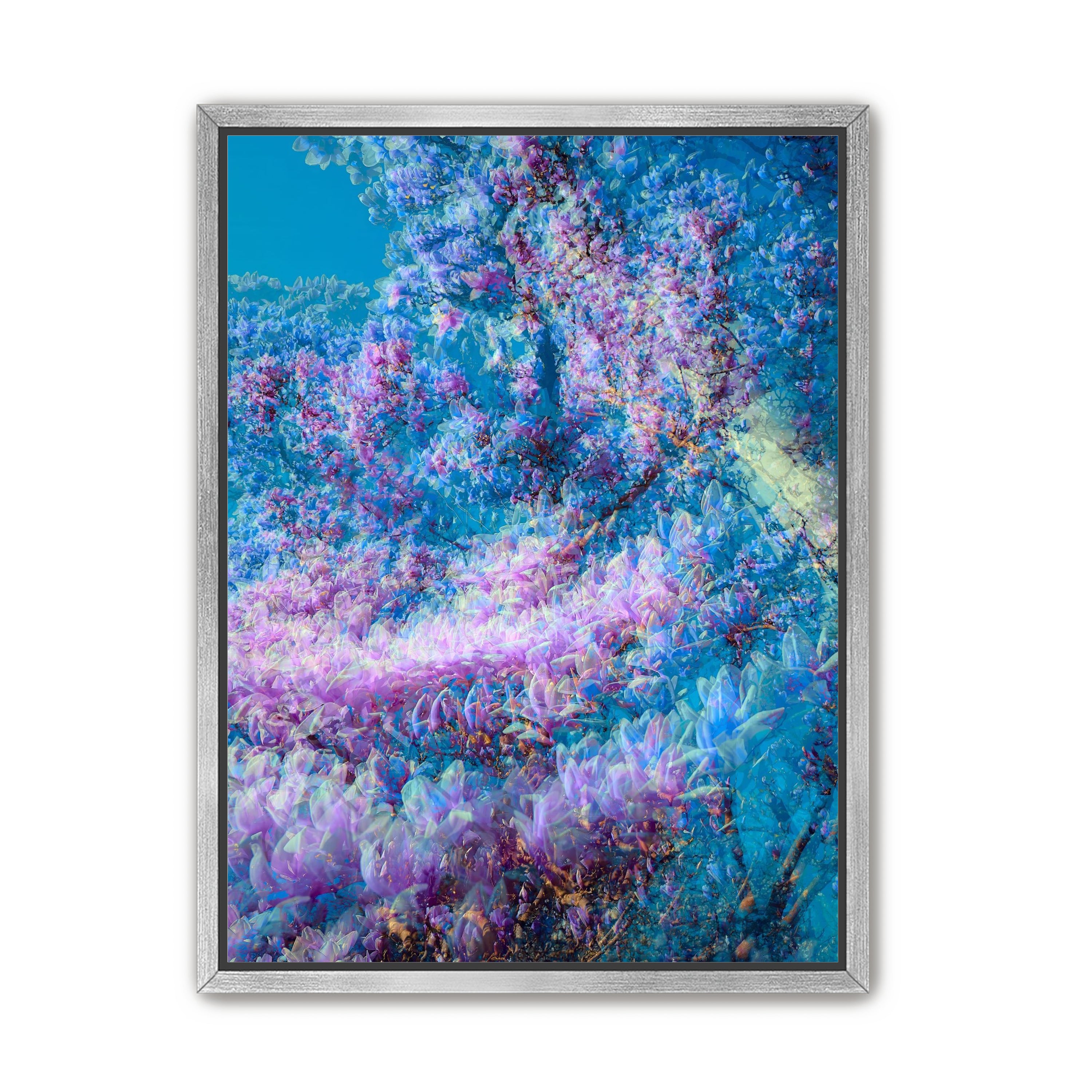 Ethereal Blooms in Blue 