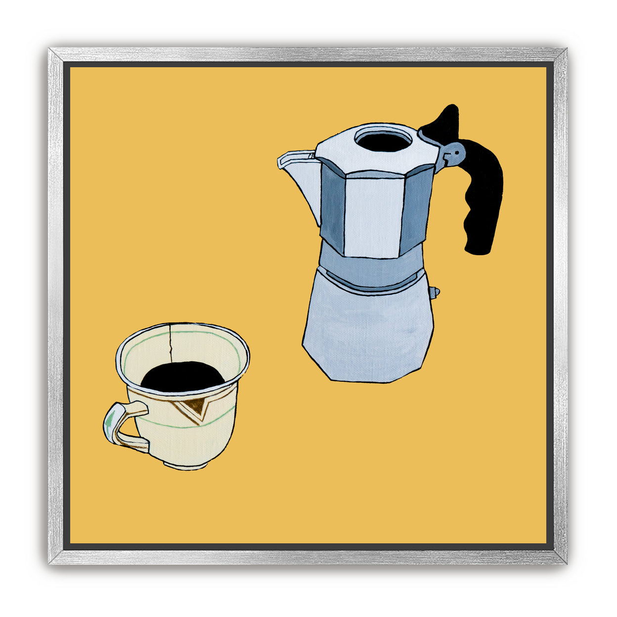 Morning coffee with Alfred Meakin