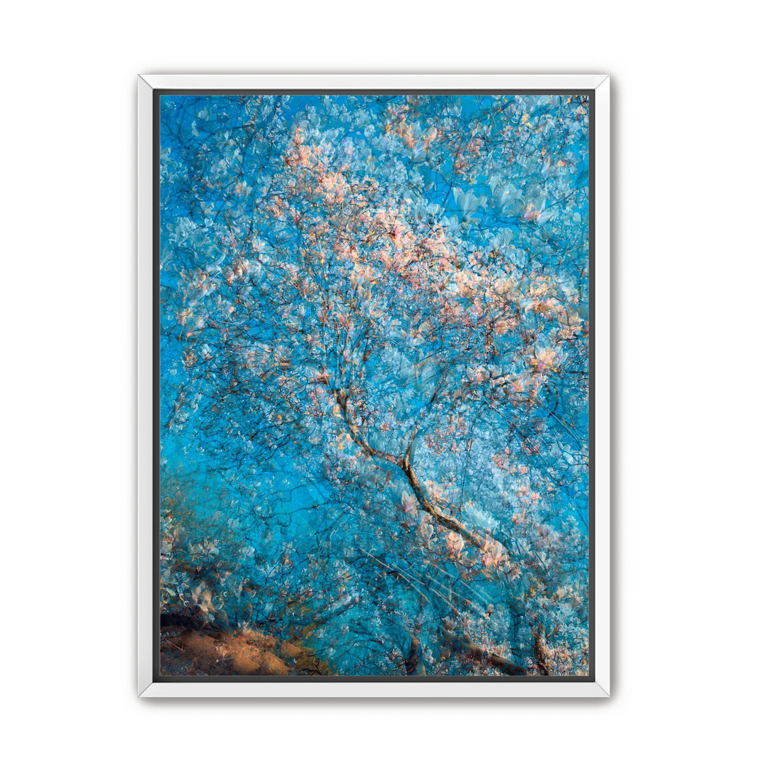 Ethereal Blooms in Blue 