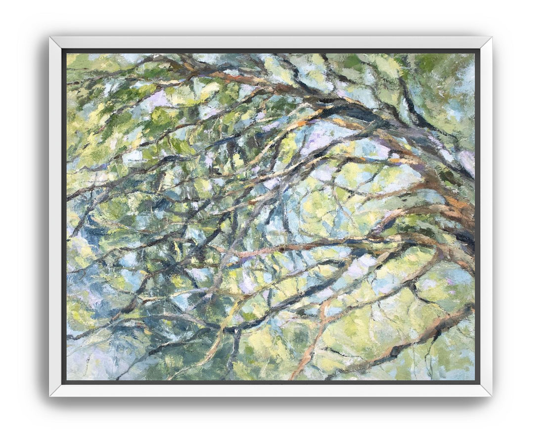 Light Within-Tree Canopy Landscape Oil Painting