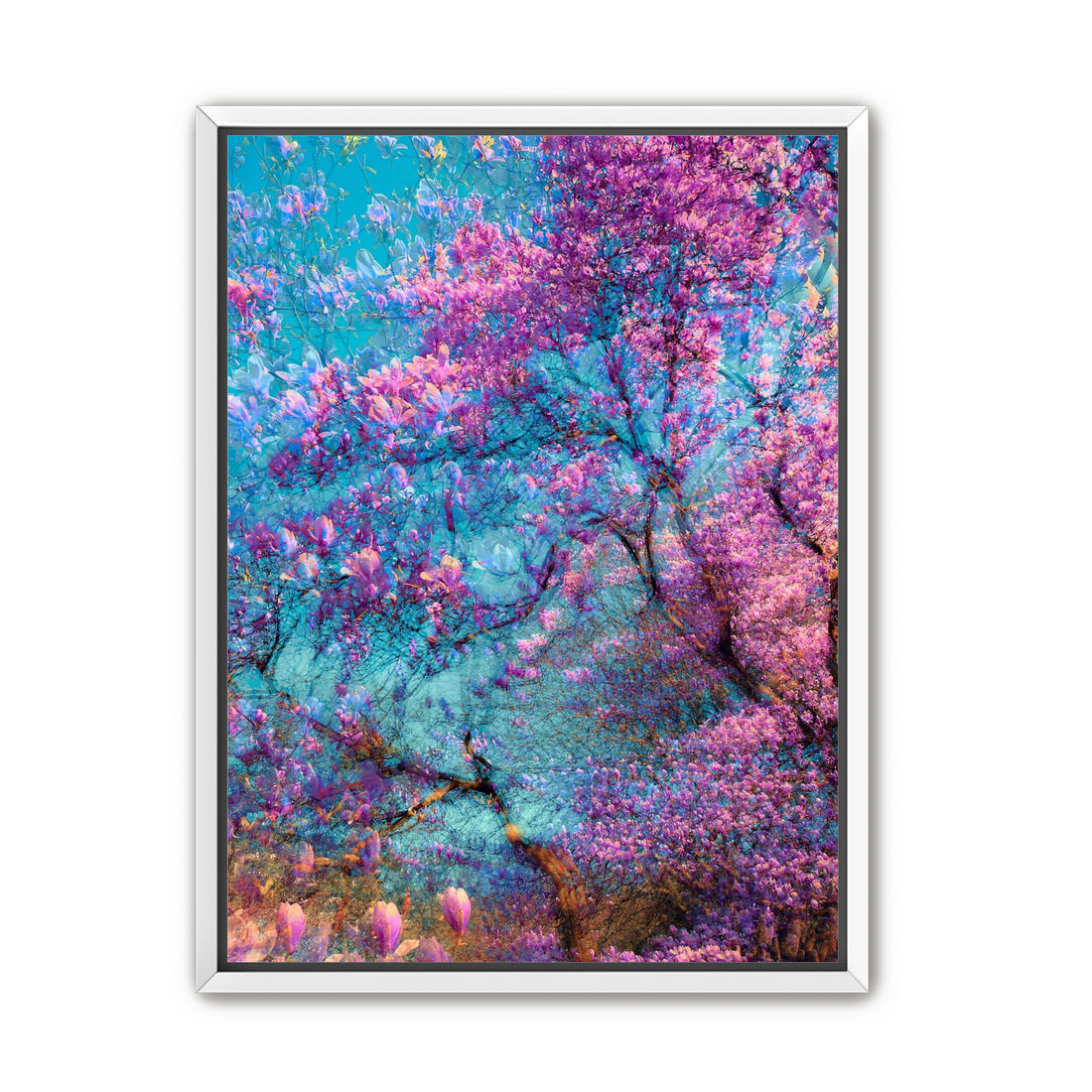 Ethereal Blooms in Blue 