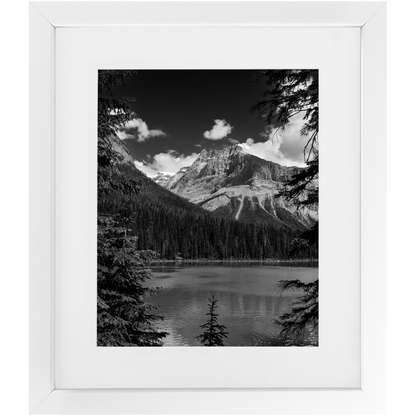 Lake, Trees &amp; Mountains