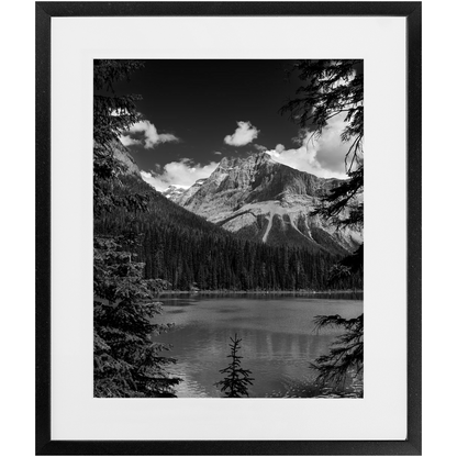 Lake, Trees &amp; Mountains