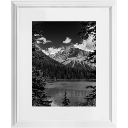 Lake, Trees &amp; Mountains