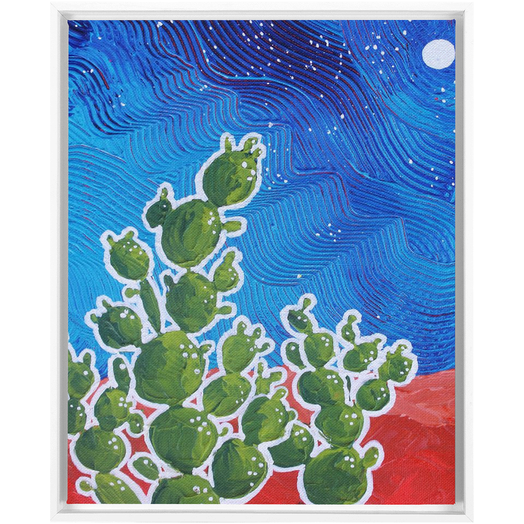 Moon and Cacti