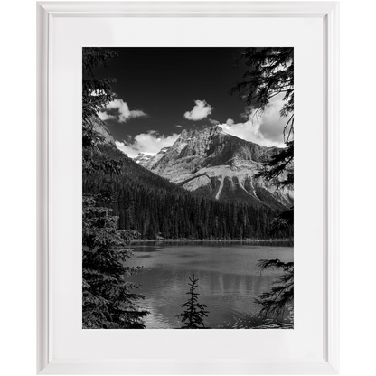 Lake, Trees &amp; Mountains