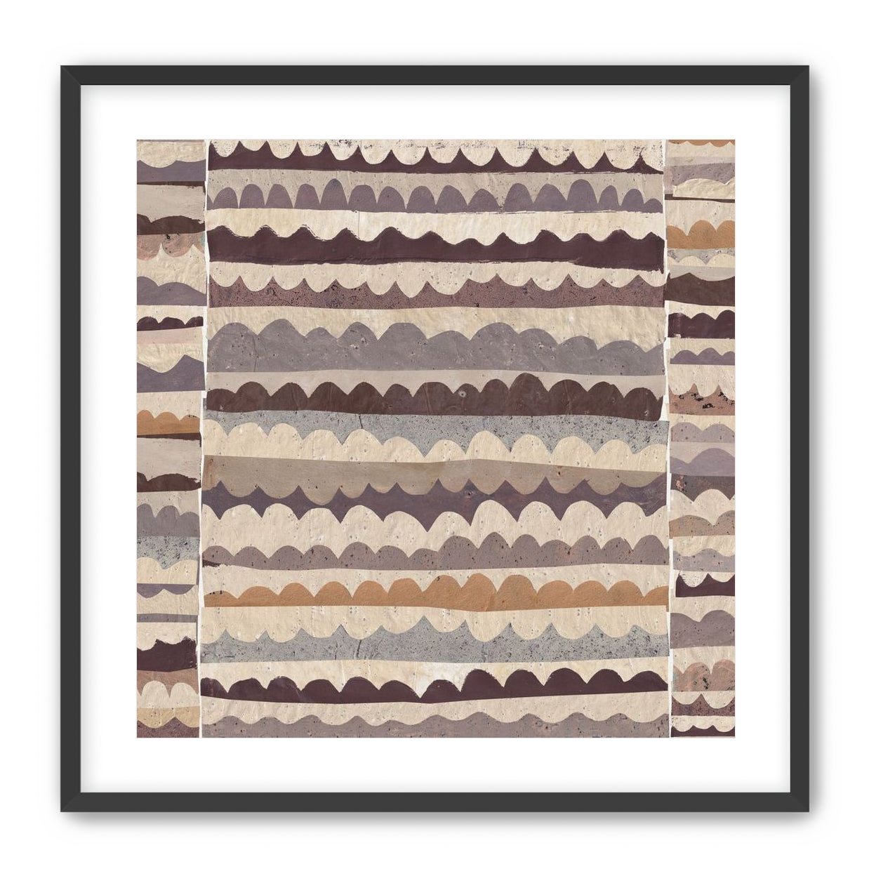 Paper strips landscape