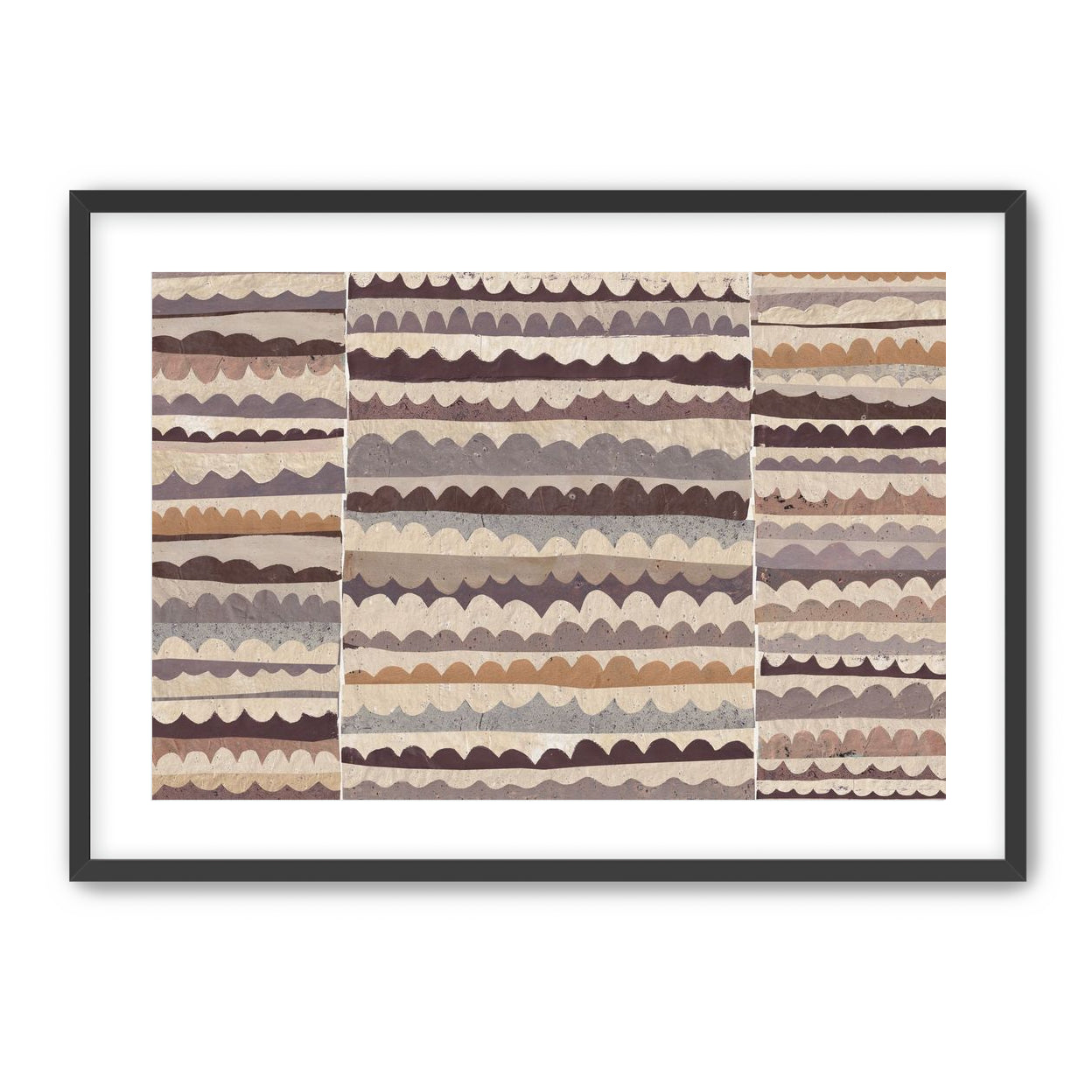 Paper strips landscape