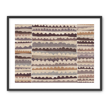 Paper strips landscape