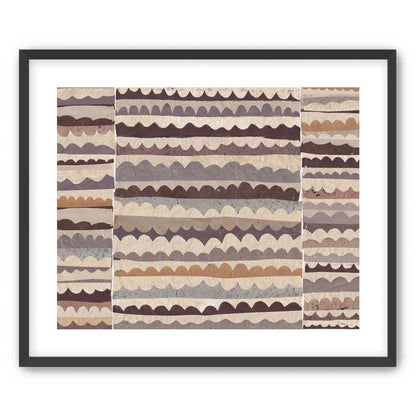 Paper strips landscape