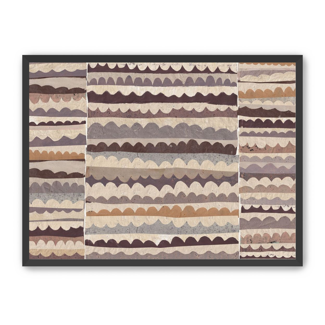 Paper strips landscape