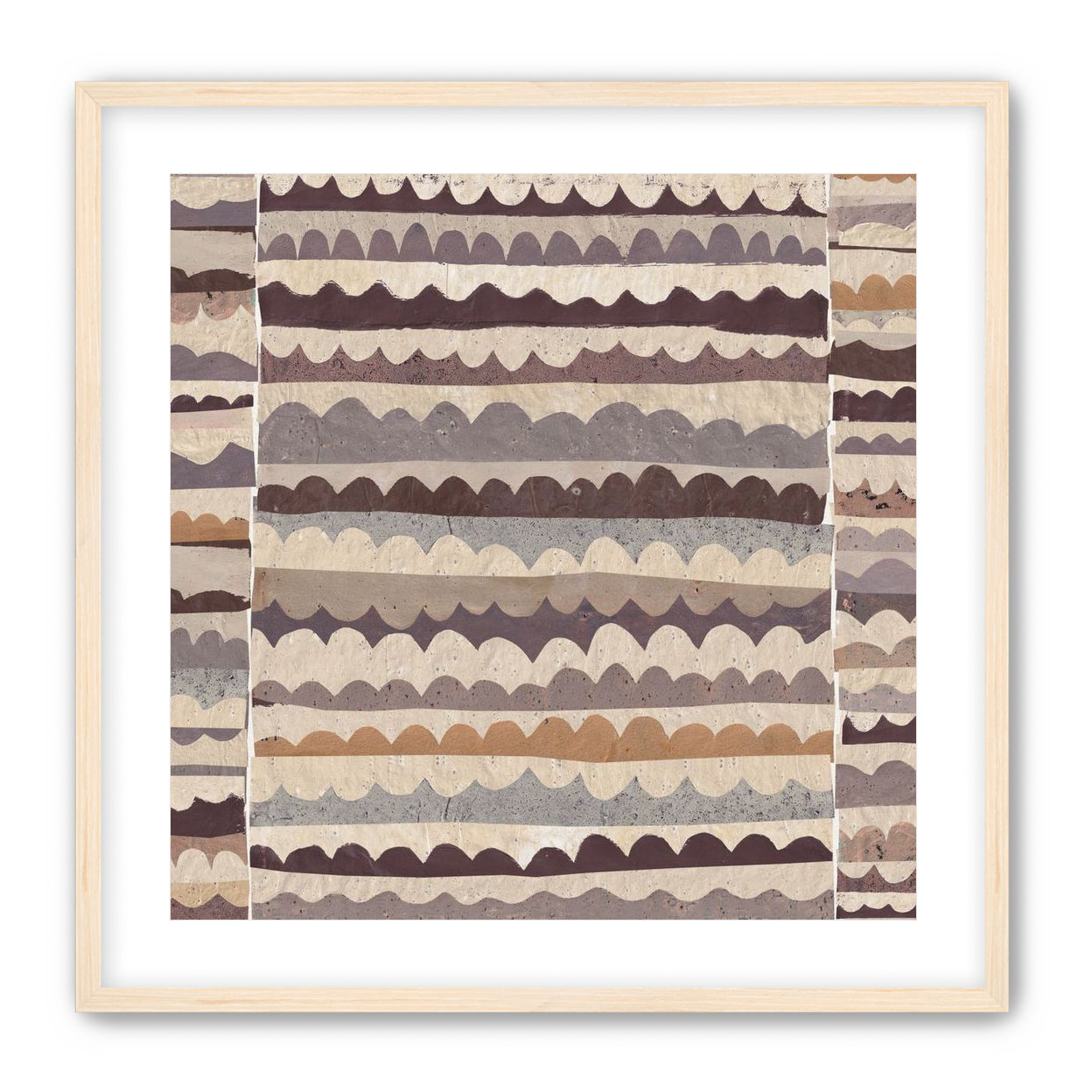 Paper strips landscape