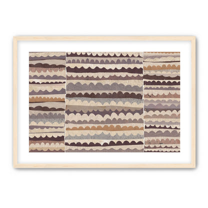 Paper strips landscape