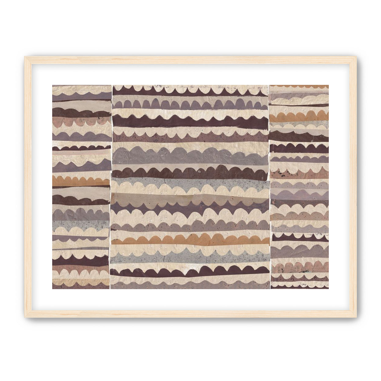 Paper strips landscape