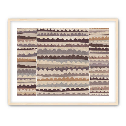 Paper strips landscape