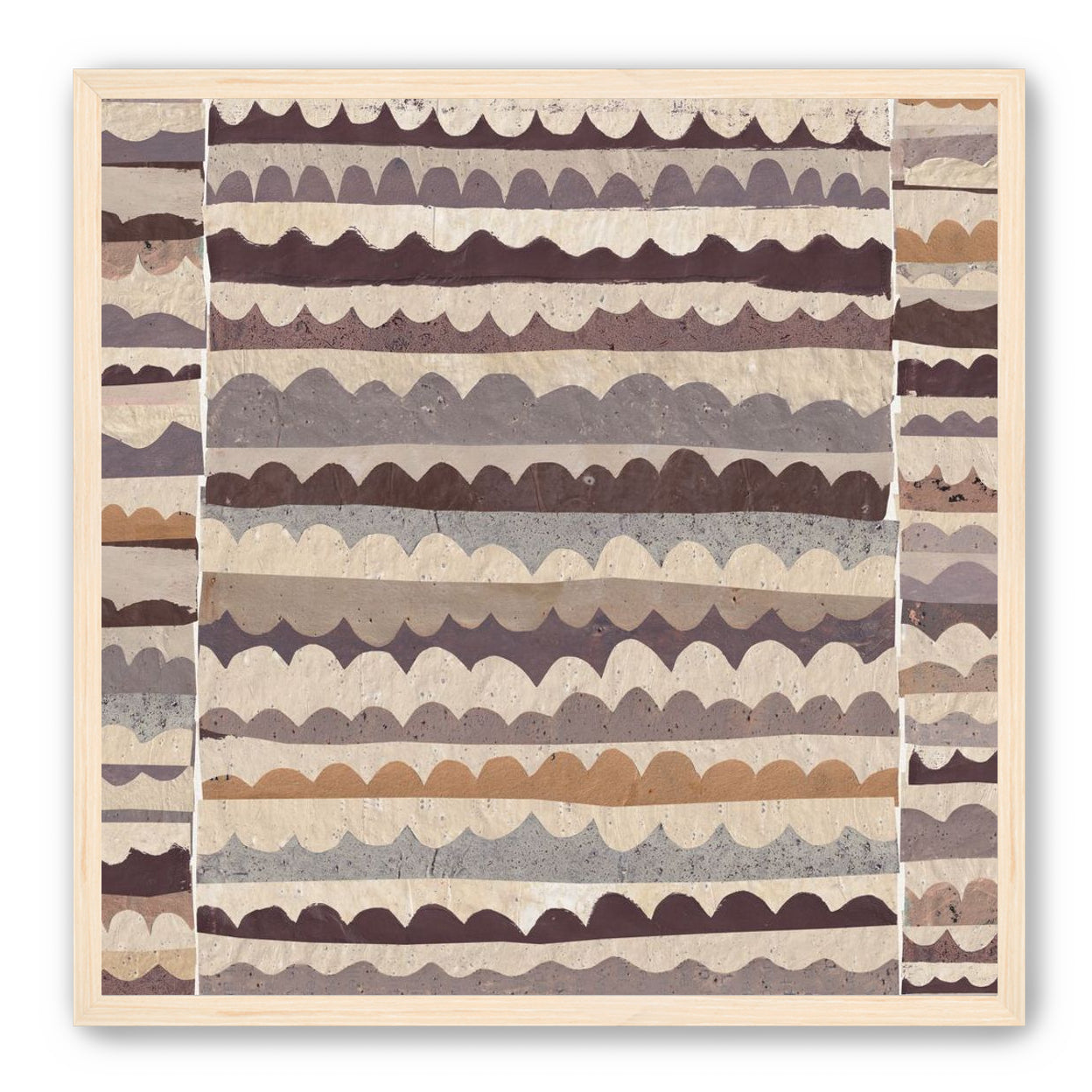 Paper strips landscape