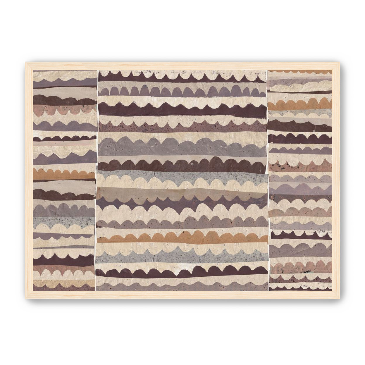 Paper strips landscape