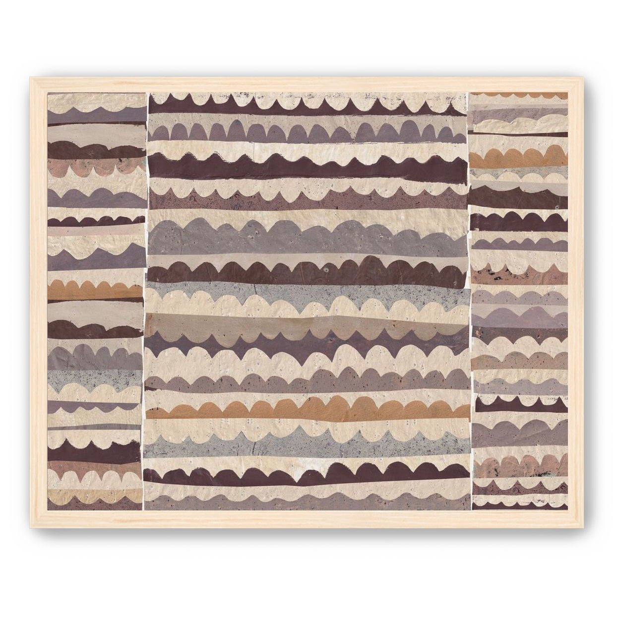 Paper strips landscape