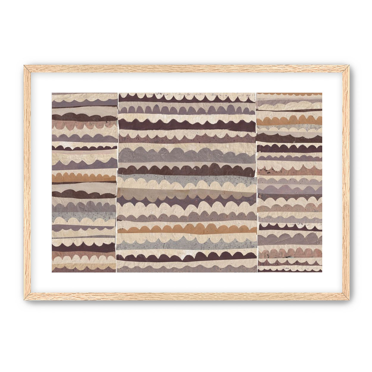 Paper strips landscape