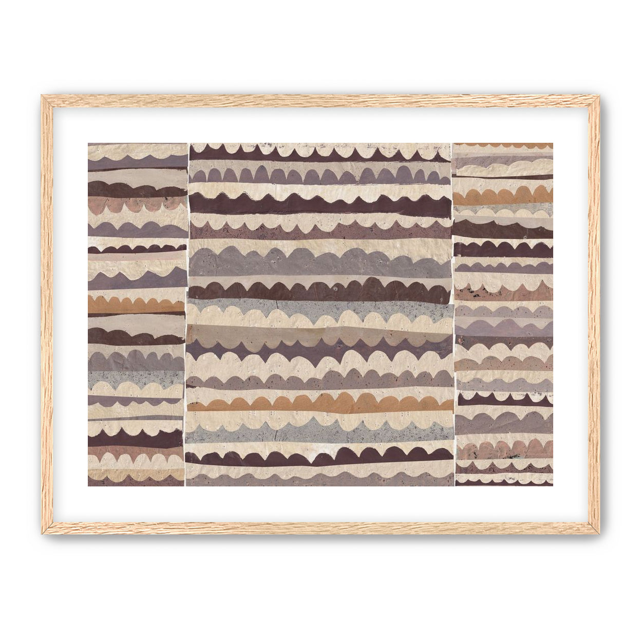 Paper strips landscape