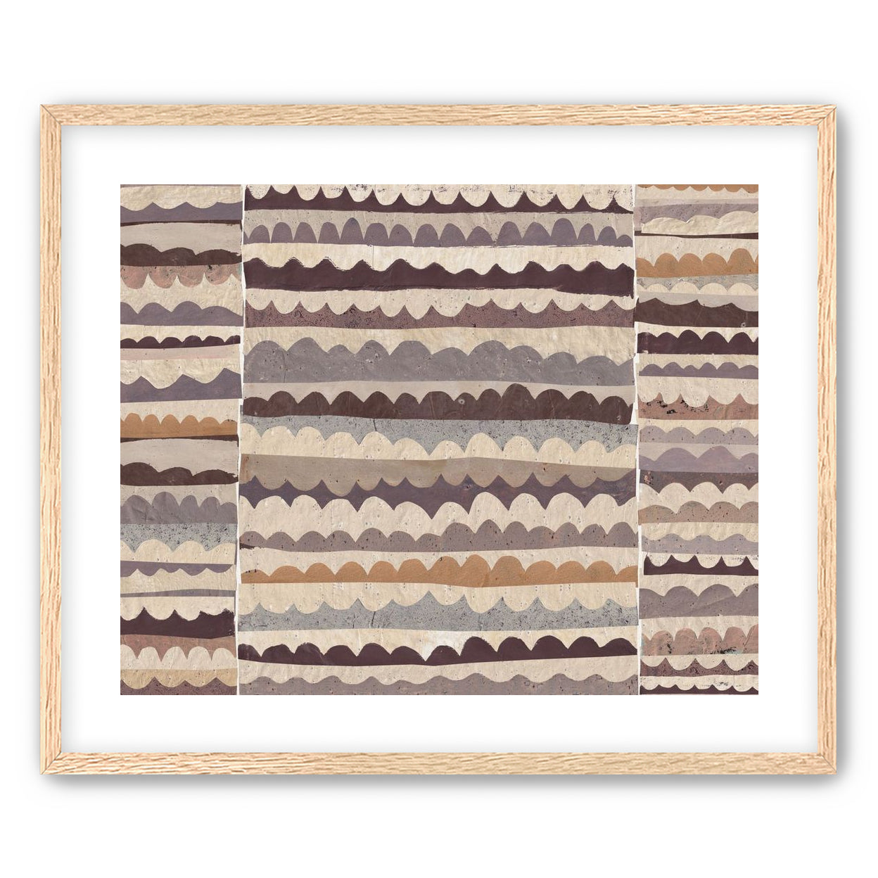 Paper strips landscape