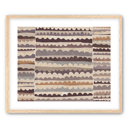 Paper strips landscape