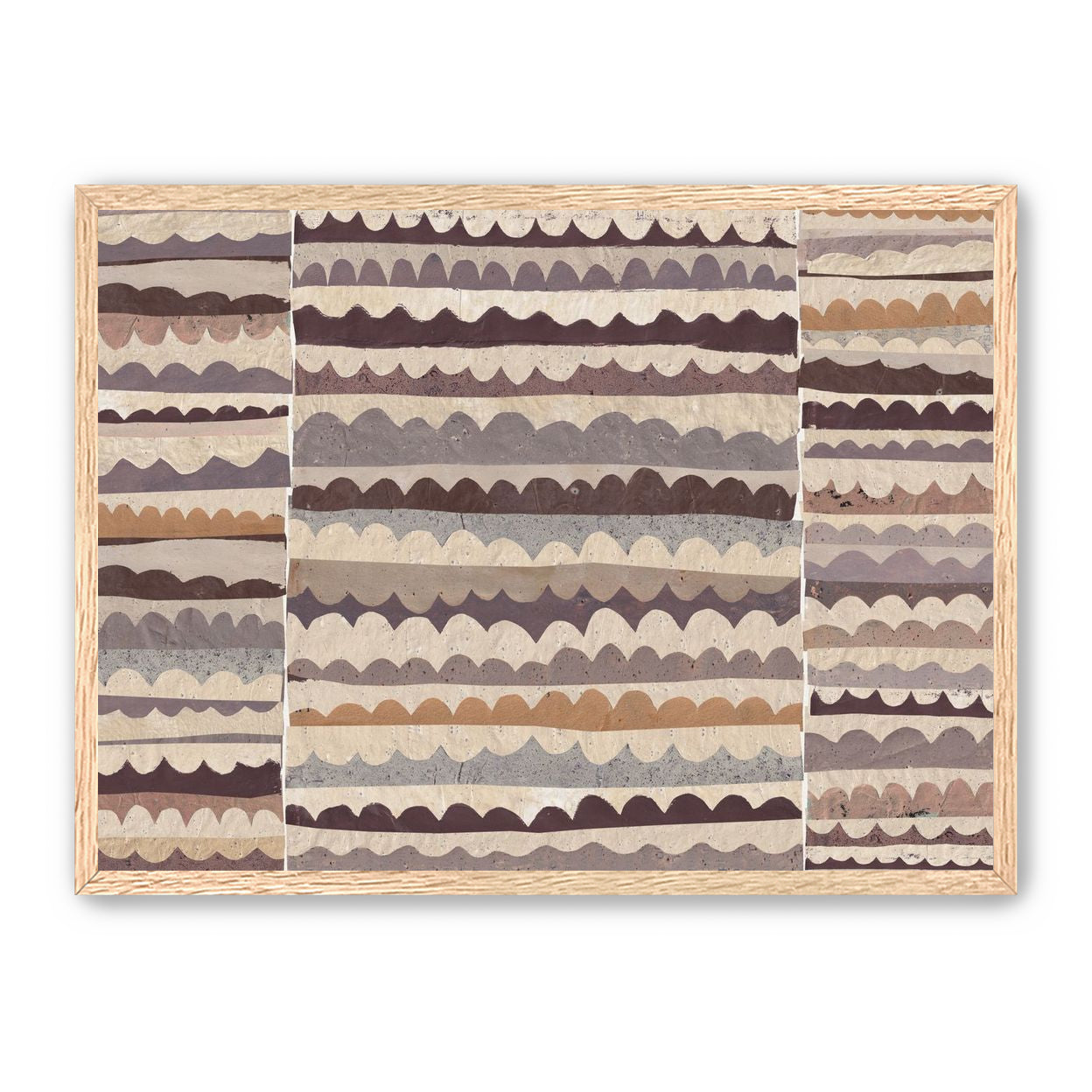 Paper strips landscape