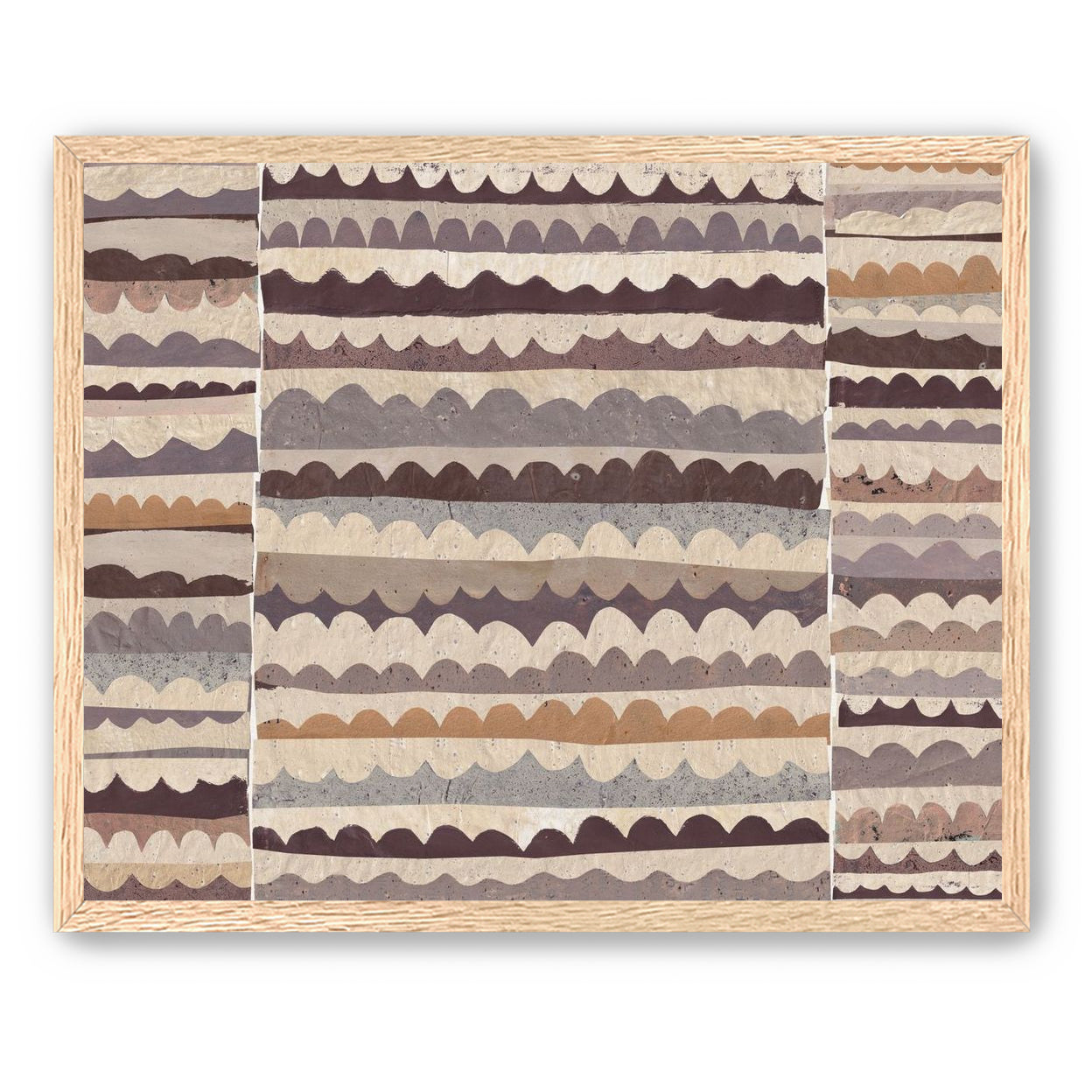 Paper strips landscape