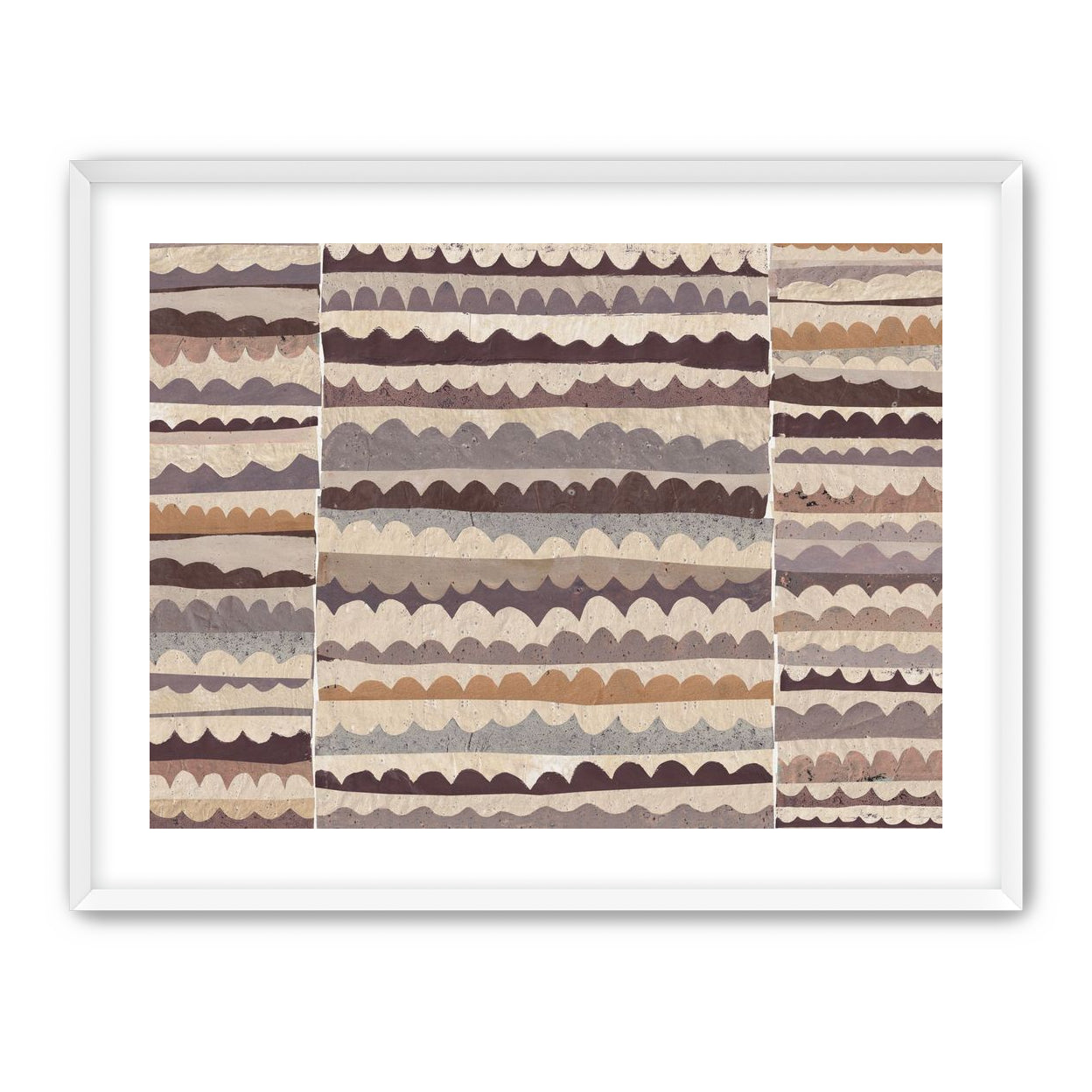 Paper strips landscape