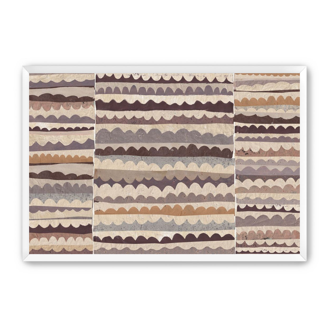 Paper strips landscape